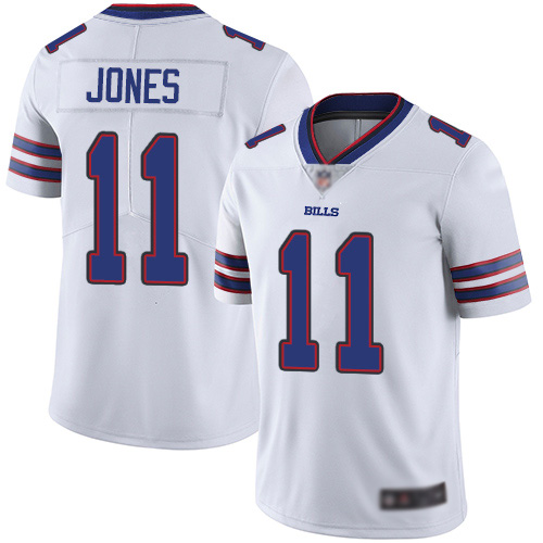 Men Buffalo Bills 11 Zay Jones White Vapor Untouchable Limited Player NFL Jersey